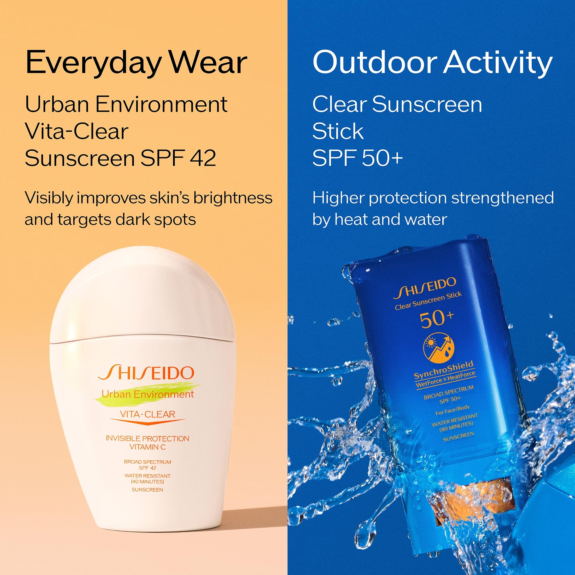 Shiseido application matin, routine simple avant maquillage pour une peau protégée.
