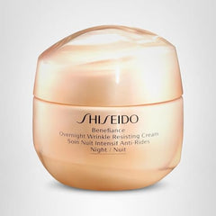 Shiseido Benefiance crème nuit réveil doux grâce à peau nourrie.