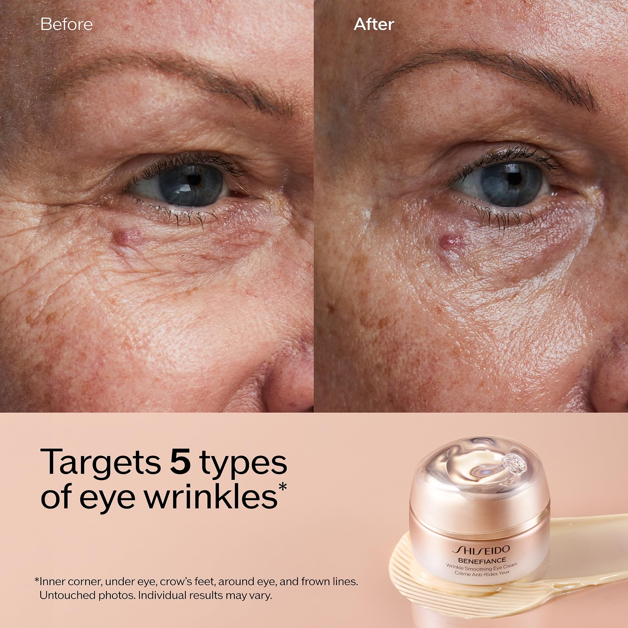 Ingrédients peptides Benefiance visibles sur l'etiquette pour lisser les contours