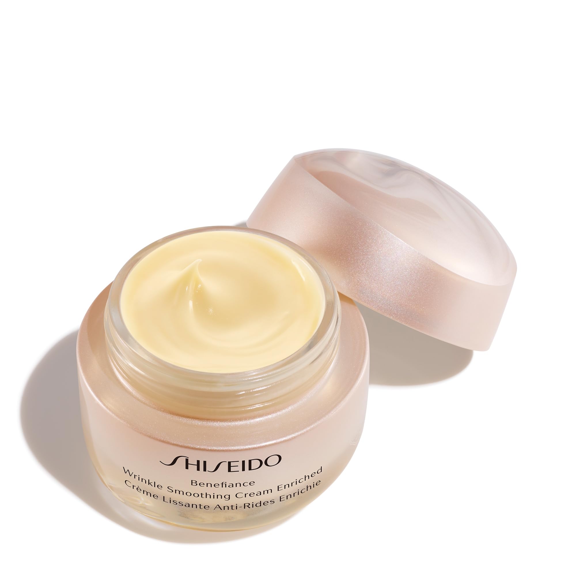 Shiseido Benefiance, hydratation 24 heures, peau nourrie et confortable.