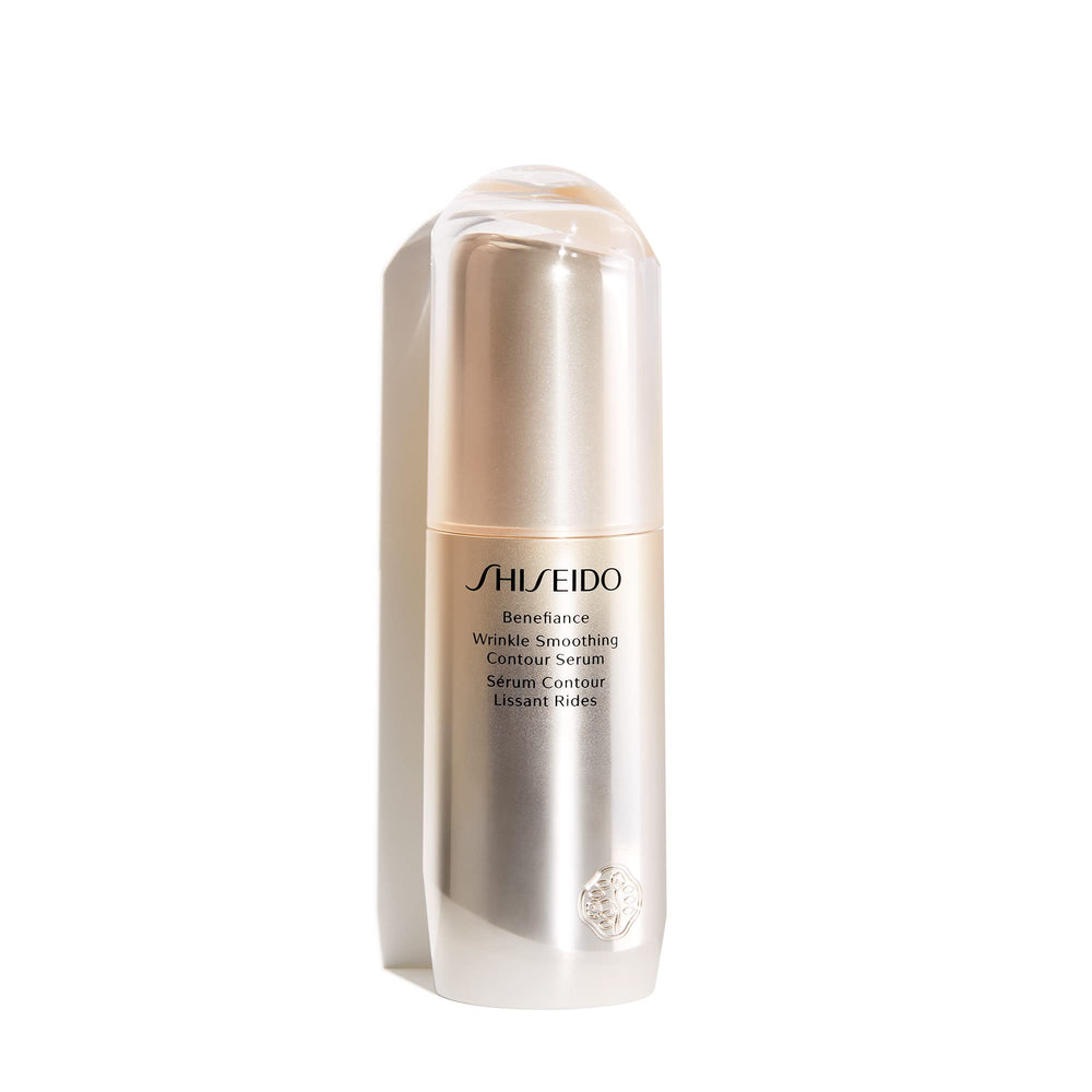 Sérum Shiseido Benefiance, contour du visage, bouteille 30 ml, lissage visuel des ridules.
