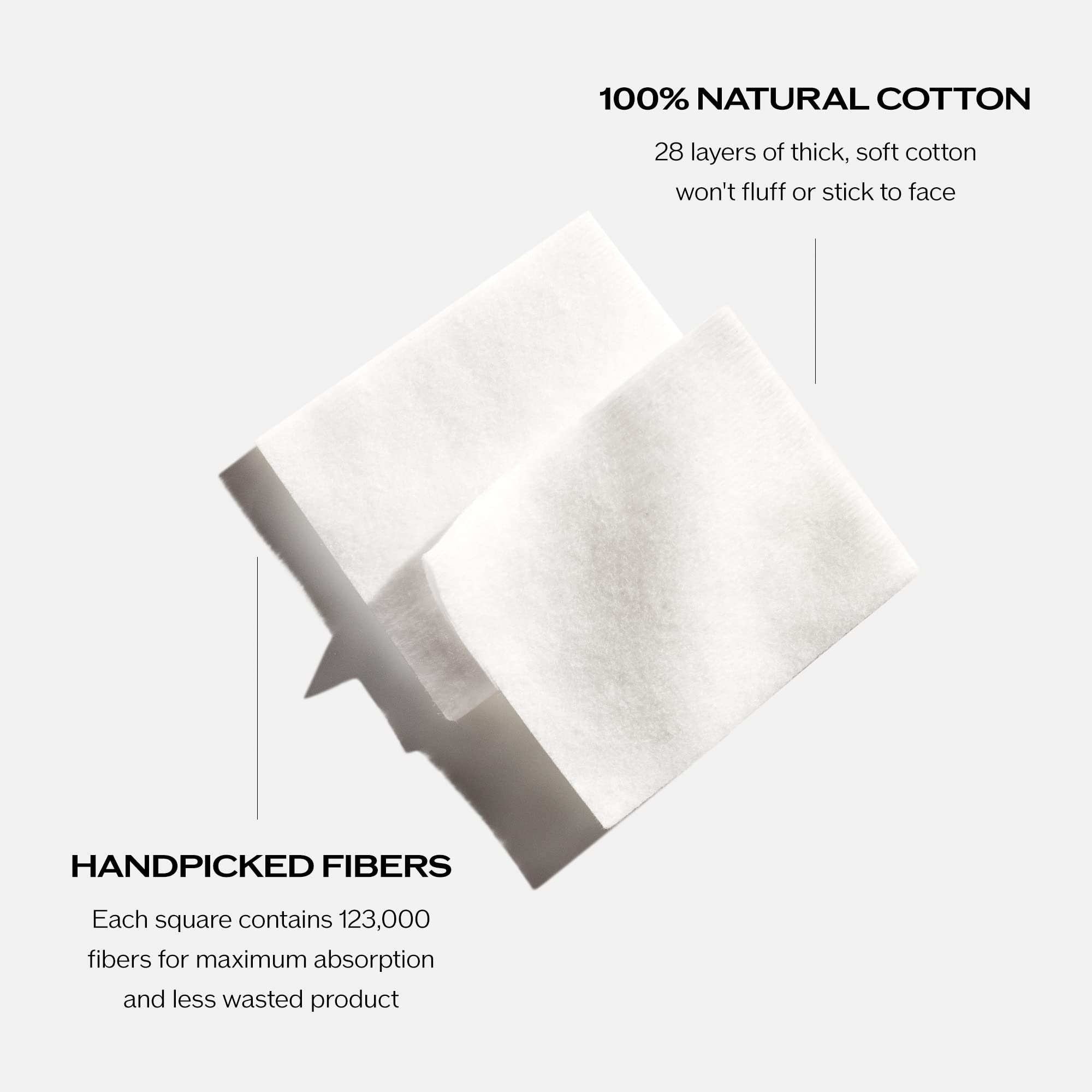 Shiseido Coton Visage – application douce pour le softener sans gaspillage.