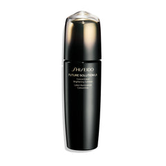 Shiseido Future Solution LX – flacon concentré pour hydratation et éclat durable.