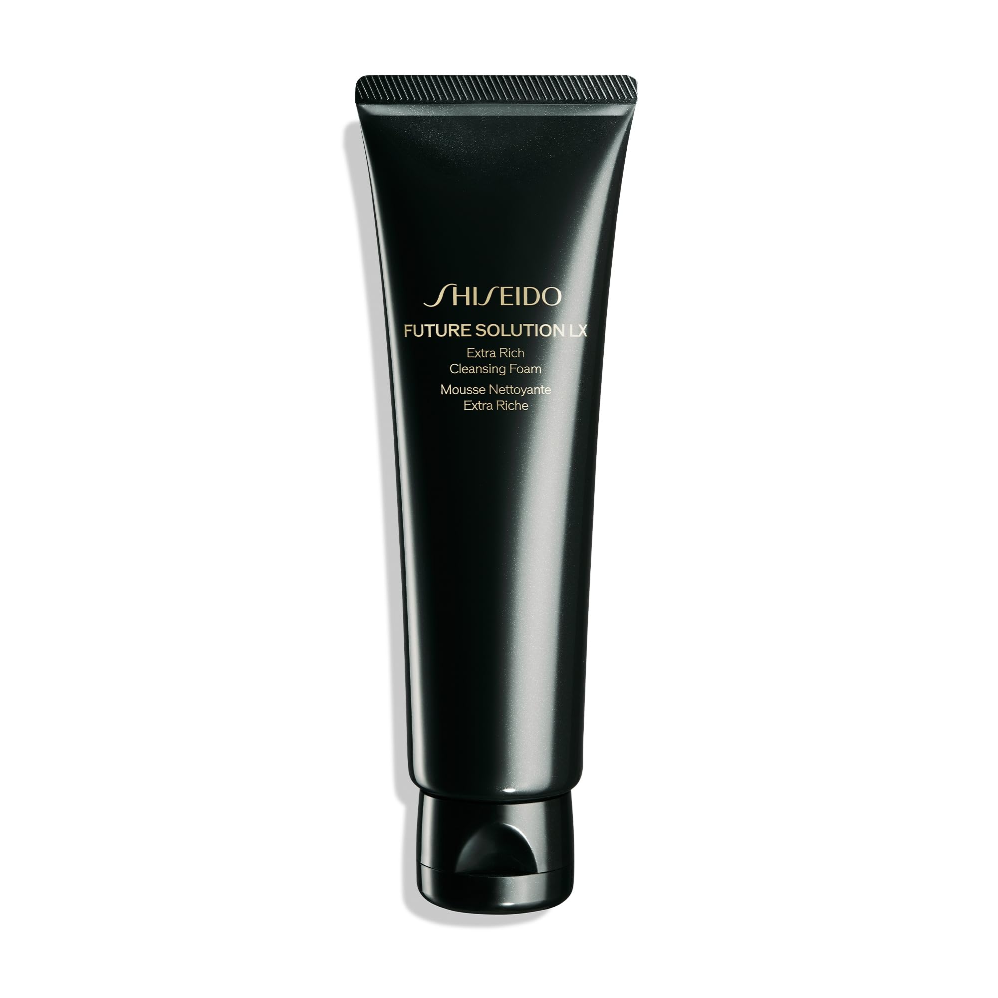 Shiseido Future Solution LX Mousse Nettoyante Visage, texture riche, purifie sans dessécher.