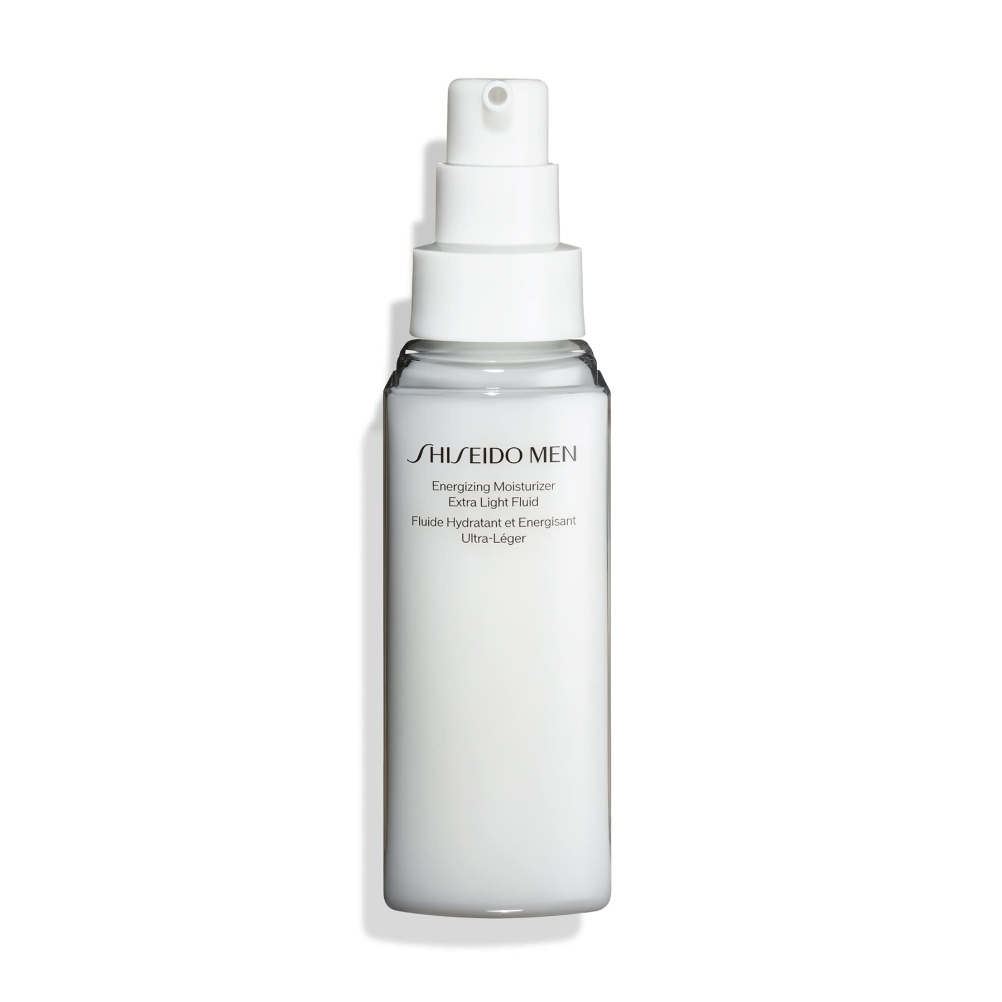 Texture légère et absorption rapide, soin Shiseido pour homme.