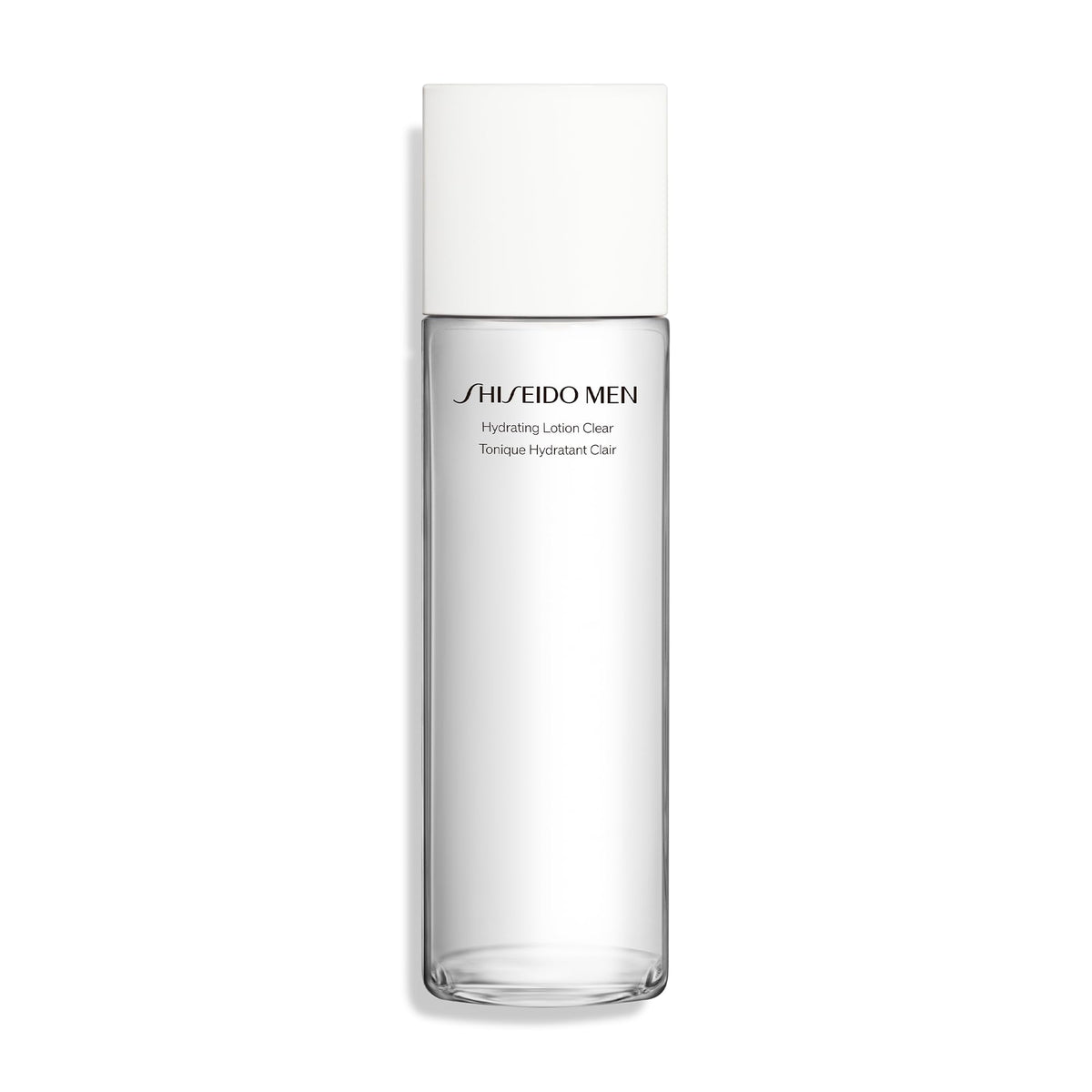 Shiseido Men Lotion Hydratante en flacon, hydratation durable et fini léger.