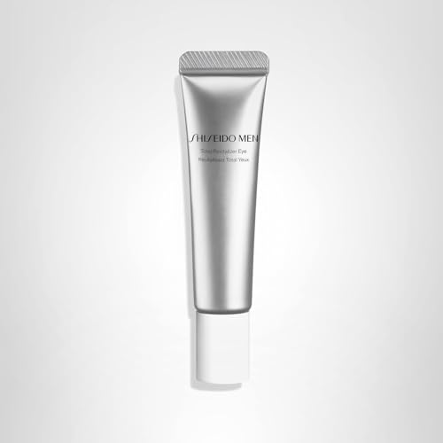 Crème contour des yeux Shiseido Men Total Revitalizer, texture riche, hydratation durable.