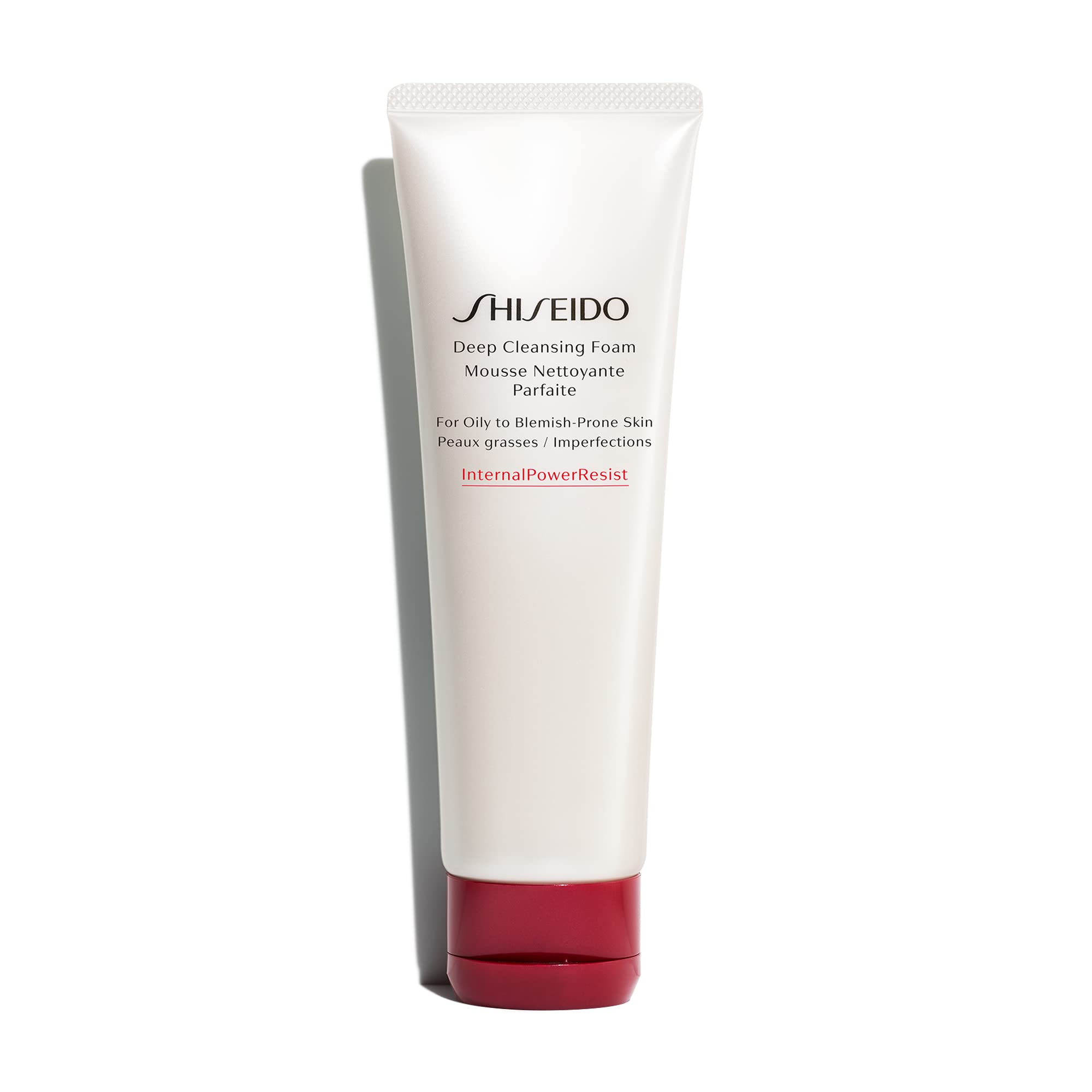 Shiseido Mousse Nettoyante Profonde — bouteille prête à nettoyer en profondeur sans tiraillement.