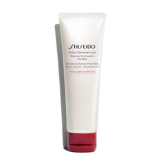 Shiseido Mousse Nettoyante Profonde — bouteille prête à nettoyer en profondeur sans tiraillement.