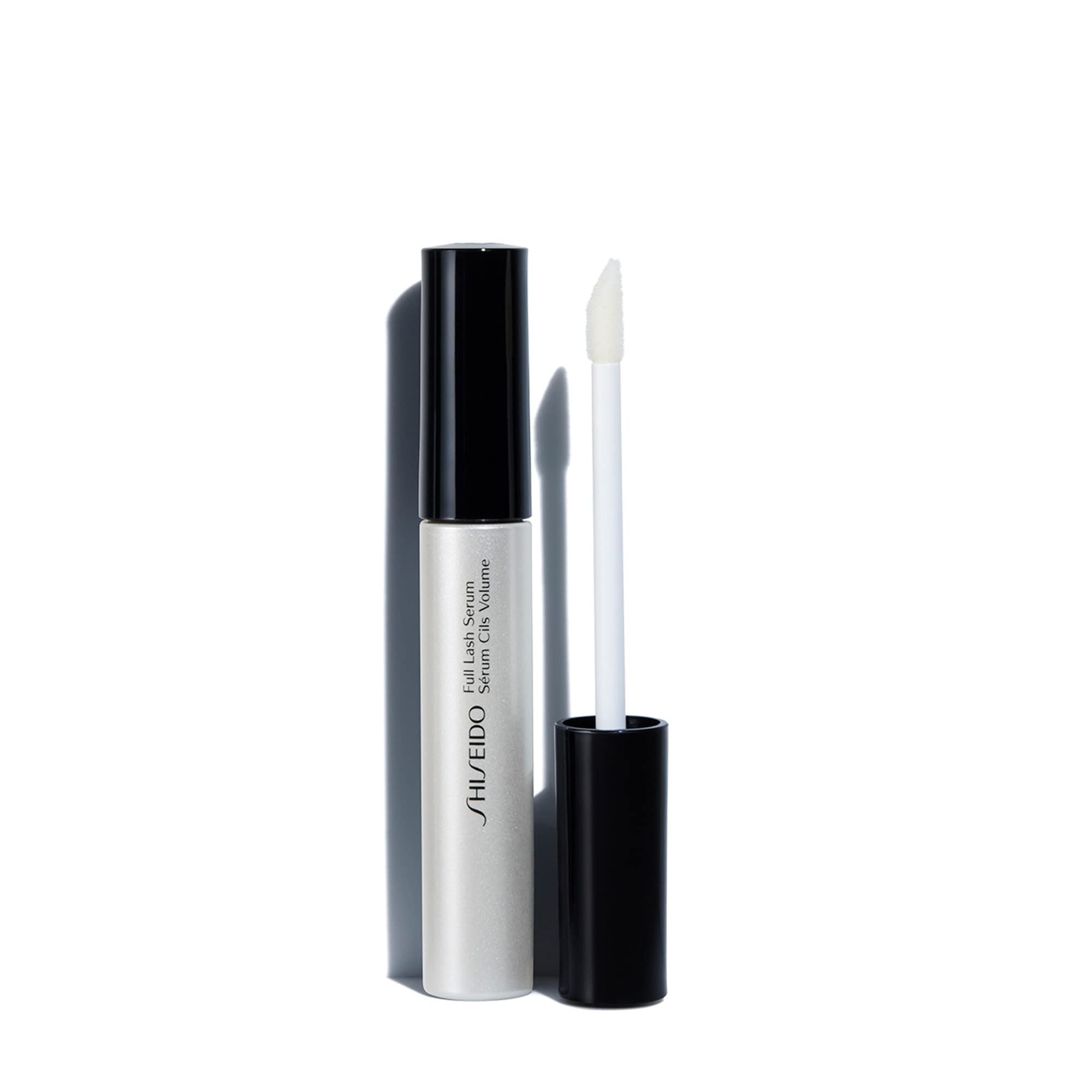 Shiseido Sérum cils et sourcils flacon élégant pour hydratation et soin quotidien.