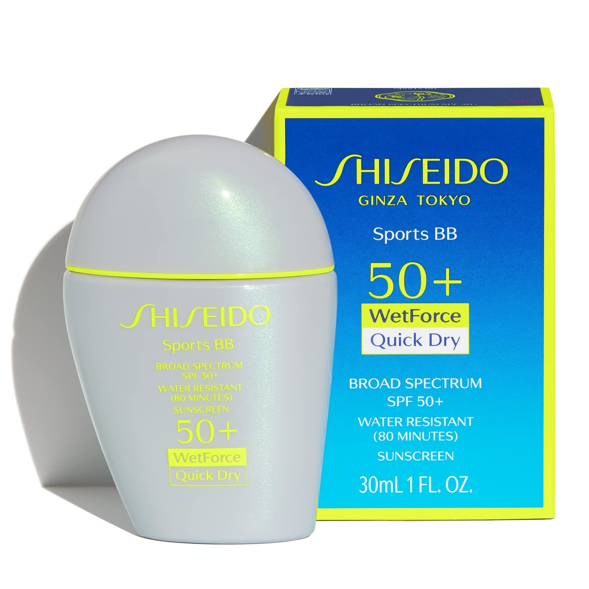 Shiseido Sports BB Cream SPF50, application rapide pendant l'entraînement