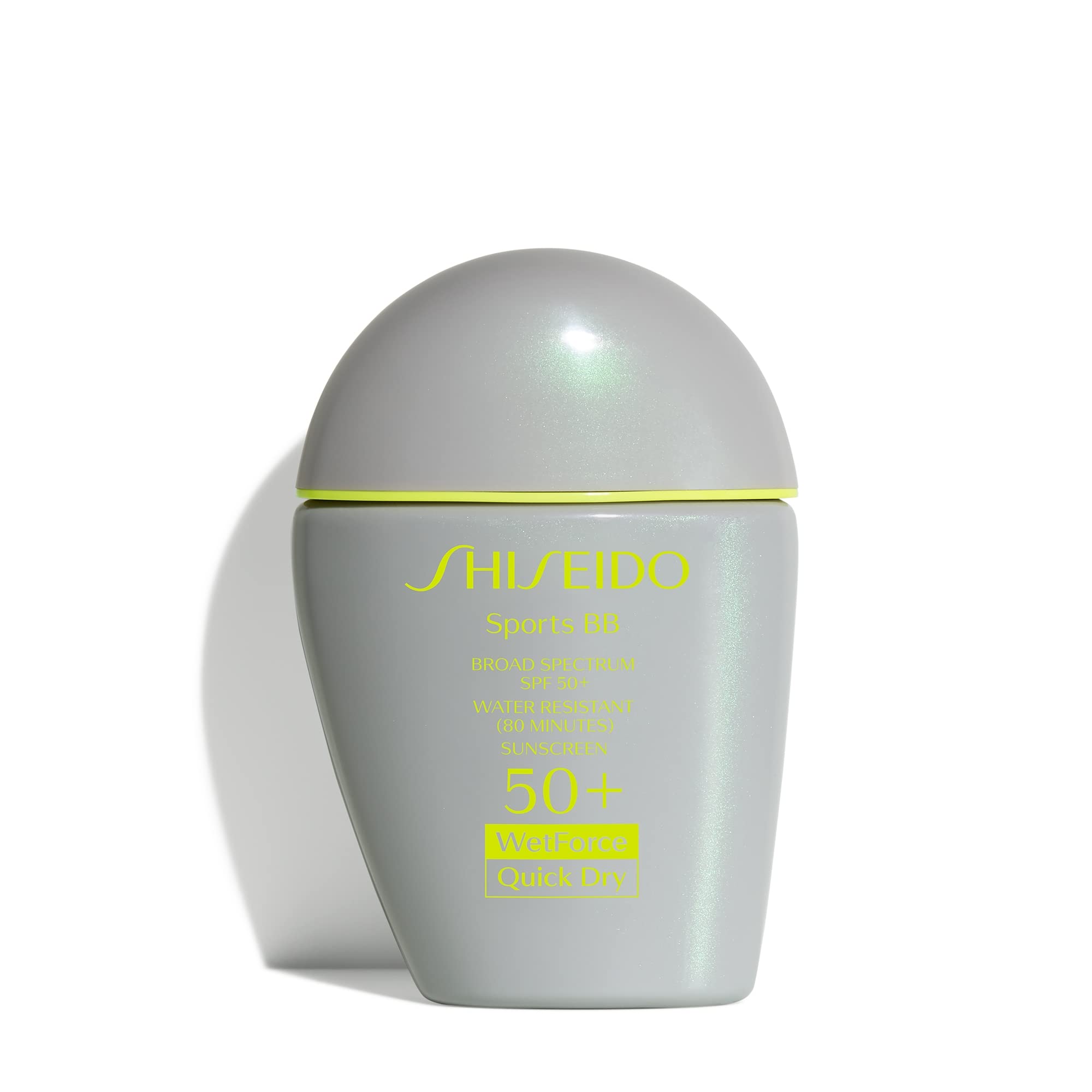 Shiseido Sports BB Cream SPF50, bouteille 30 ml, finition naturelle et longue tenue