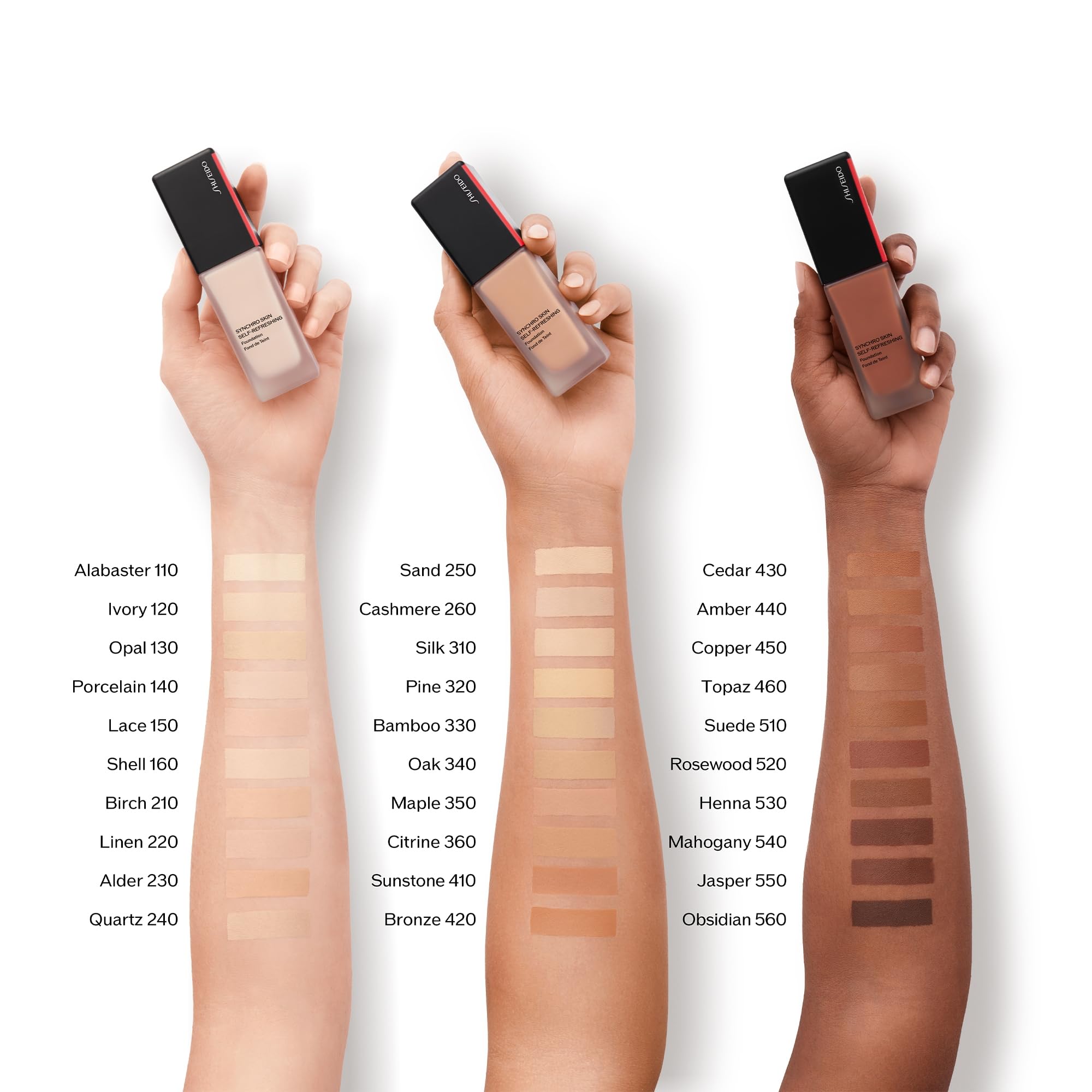 Shiseido Synchro Skin, application en mouvement pour un rendu naturel