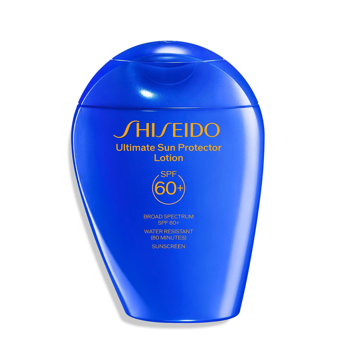 Shiseido Ultimate Sun Protector Lotion – bouteille 150 ml, protection invisible et légère.