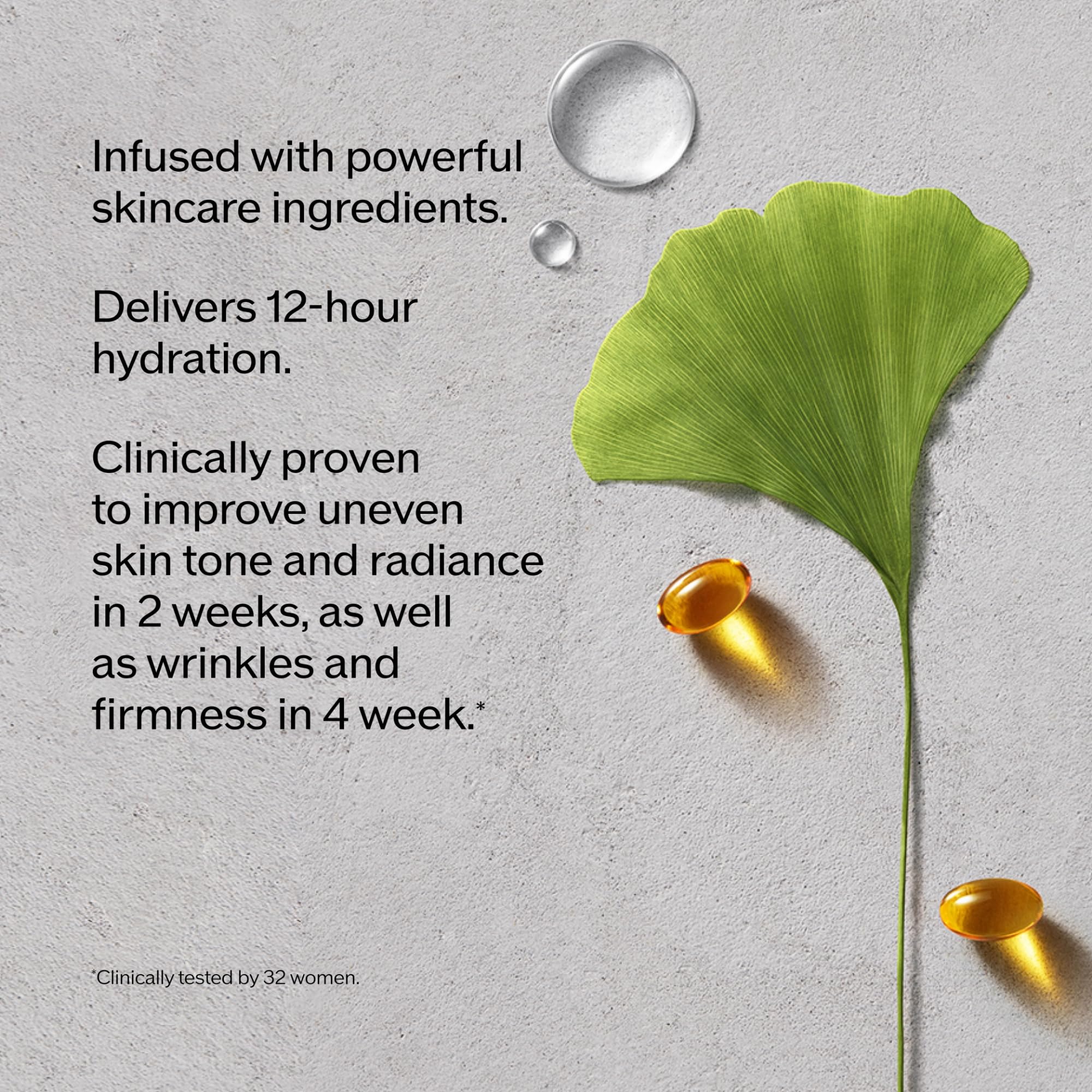 Ingrédients clés: hyaluronique, ginkgo et spiruline pour la barrière cutanée.