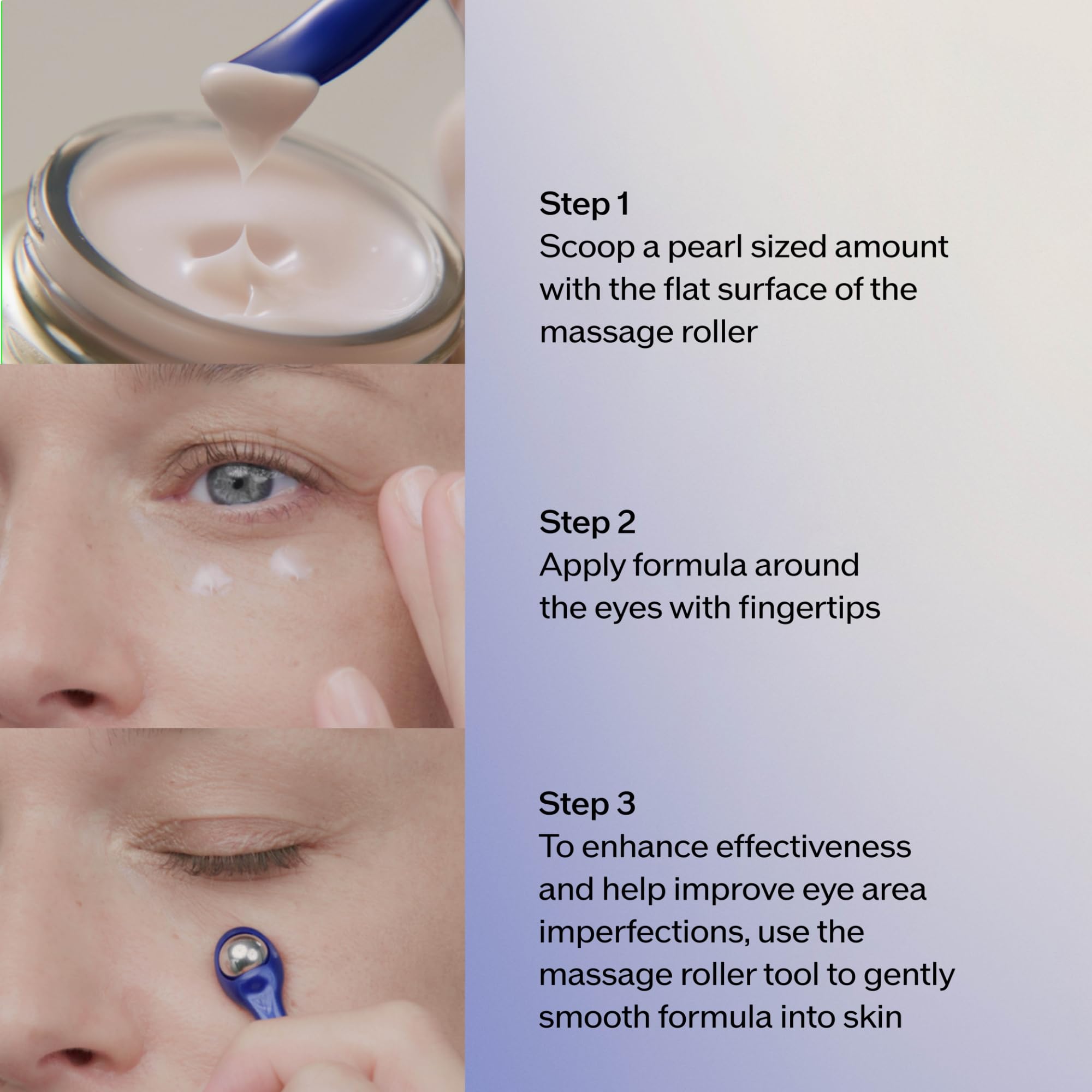 Shiseido Vital Perfection emballage élégant – pratique pour le soin des yeux