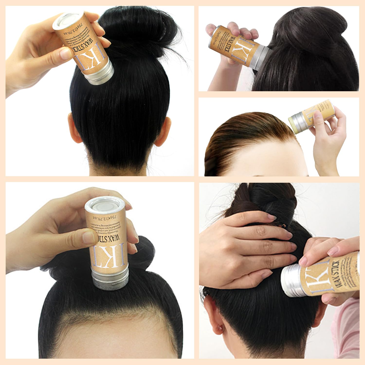 Shiyalan bâton-coiffage: fini brillant naturel pour cheveux.