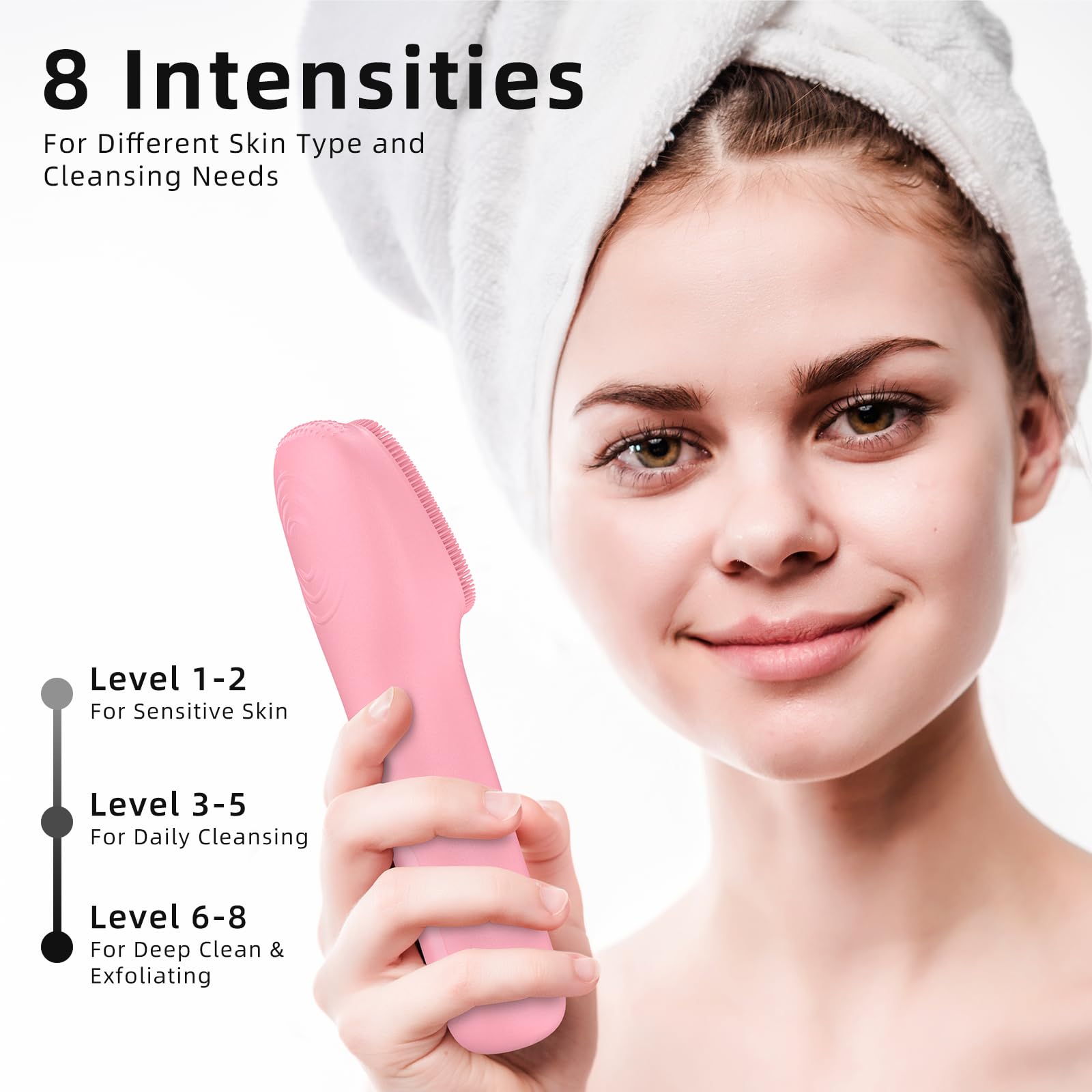 Nettoyage en profondeur des pores avec poils doux SHOBES.