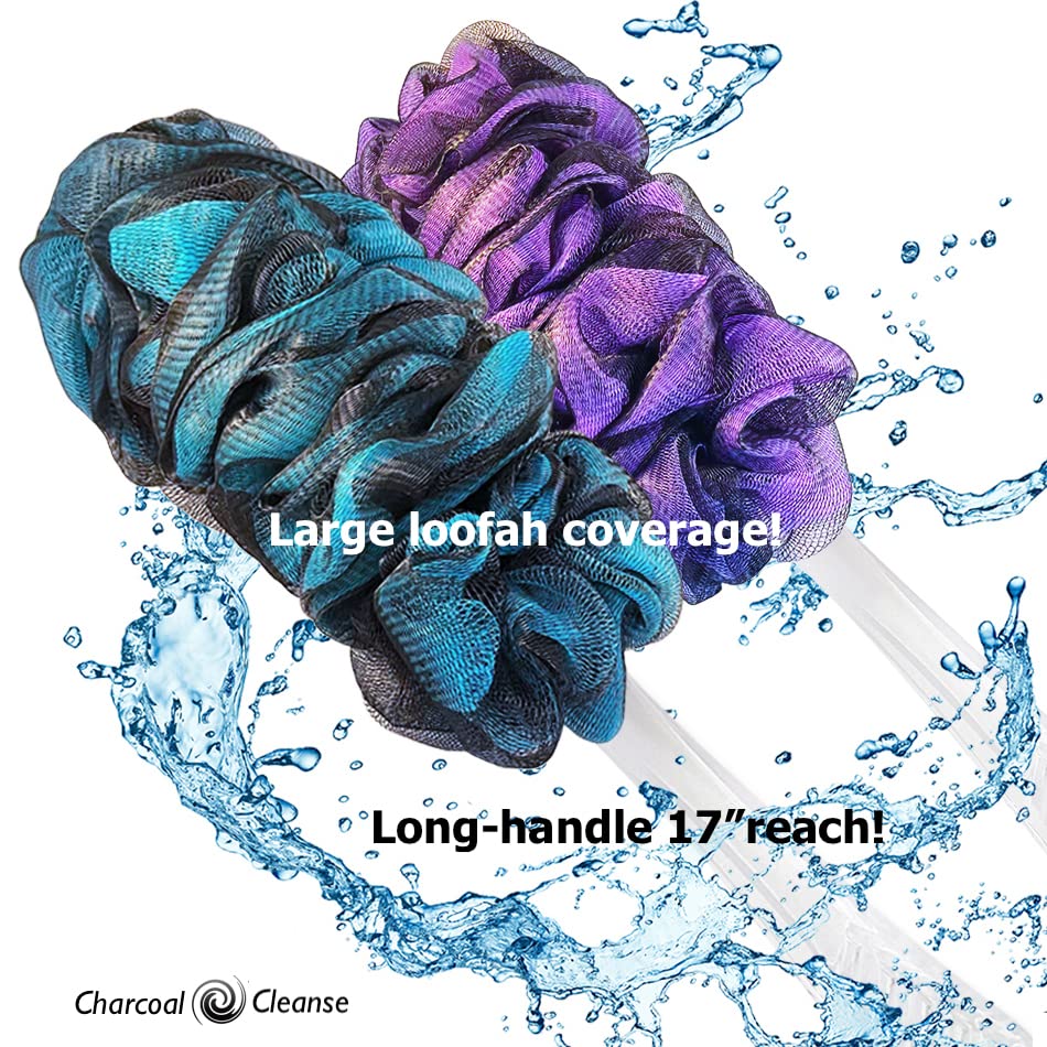 Shower Bouquet coffret luffa, cadeau élégant pour soins corporels.