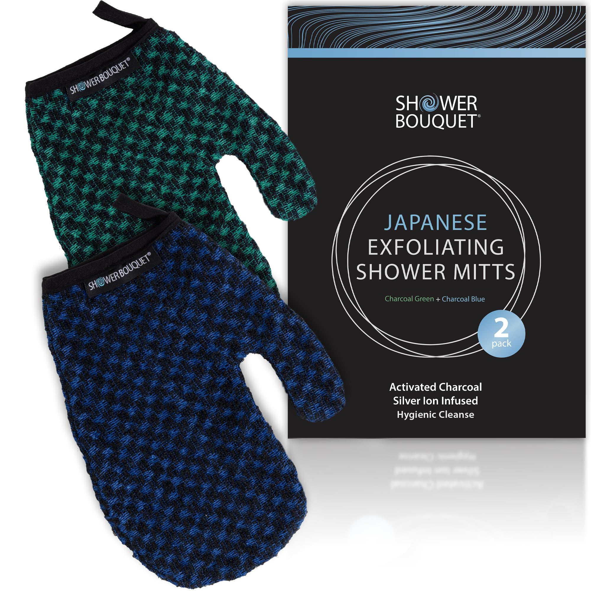 Shower Bouquet: gant exfoliant durable, adapté à tous types de peau.