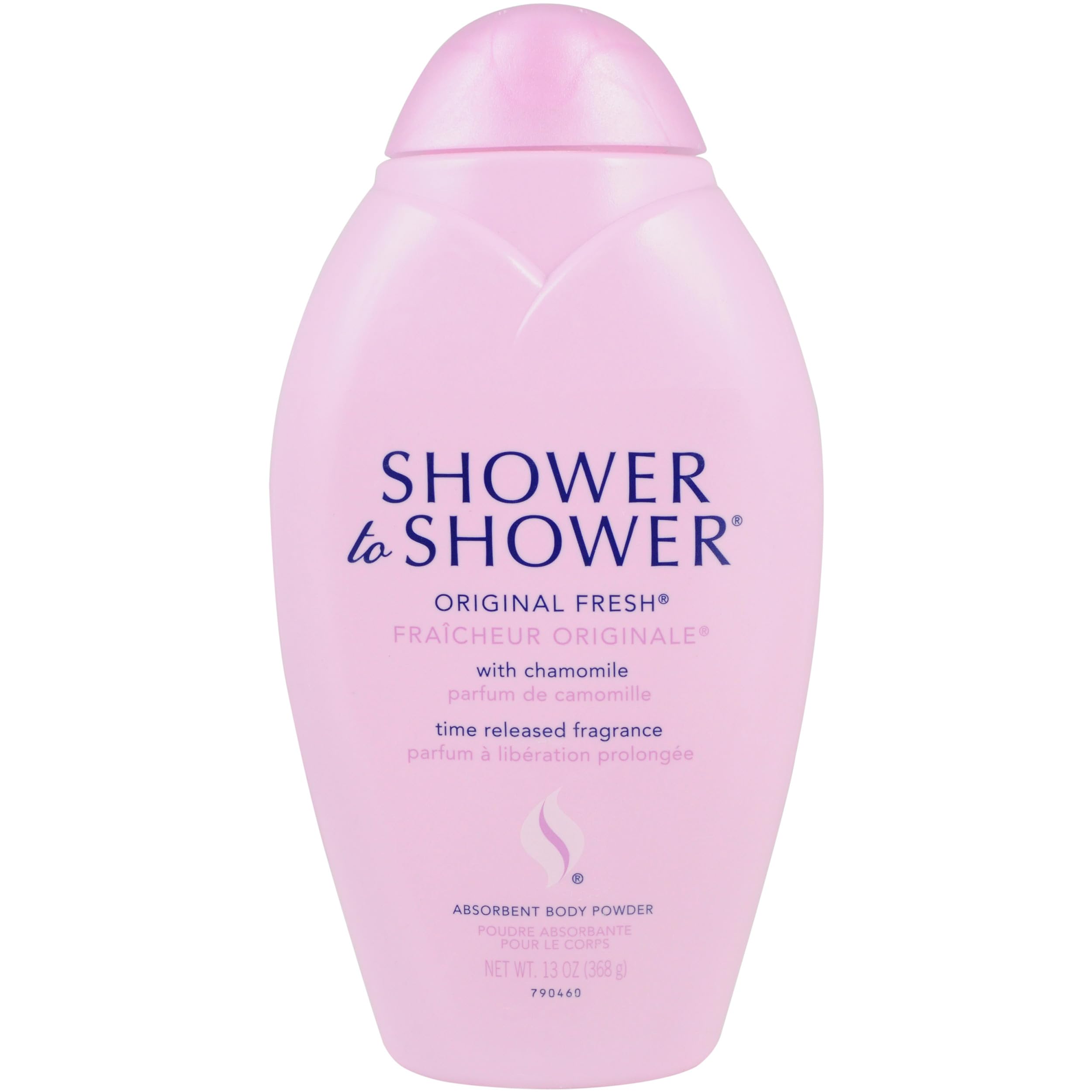 Shower To Shower Poudre Original Fresh dans son emballage, fraîcheur durable.