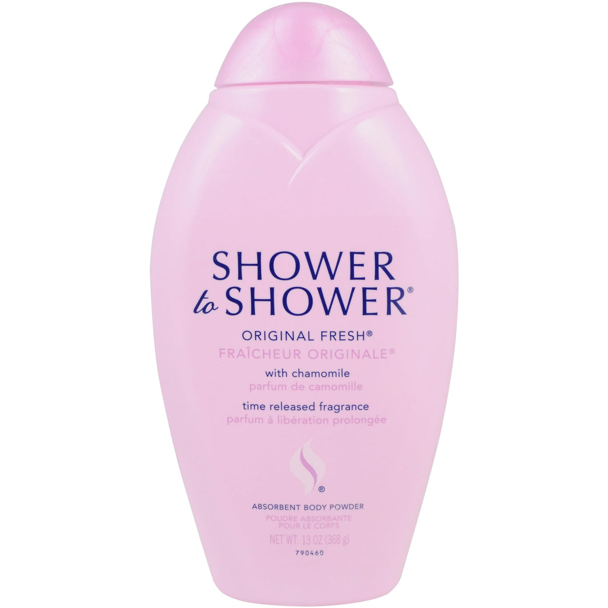 Shower To Shower Poudre Original Fresh dans son emballage, fraîcheur durable.