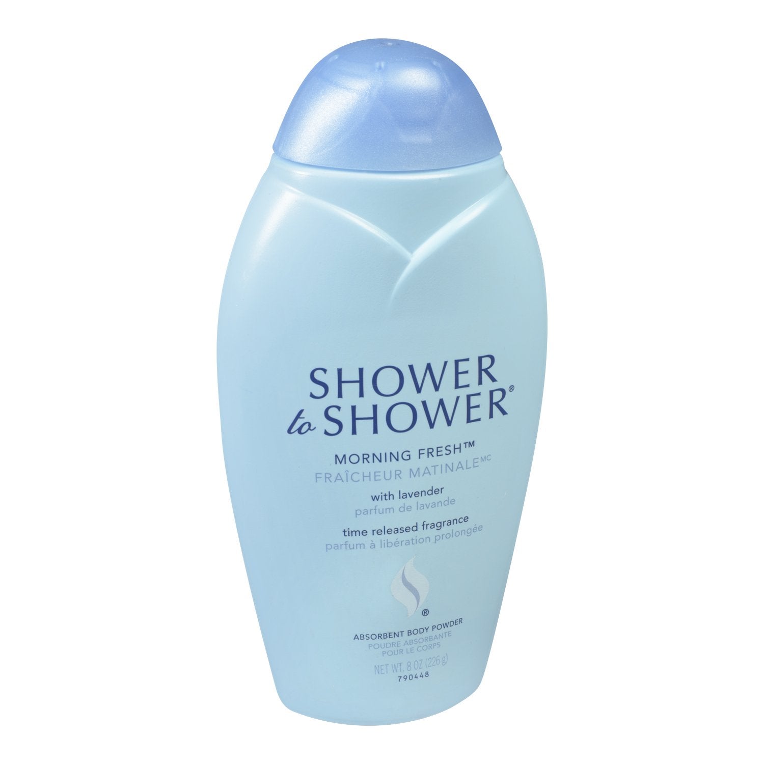 Shower To Shower poudre corps matin frais genévrier ambre: parfum subtil et longue tenue.