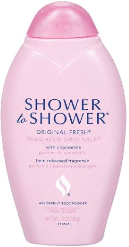 Shower To Shower Poudre Corps Original Fraîche, absorption légère pour rester au sec.