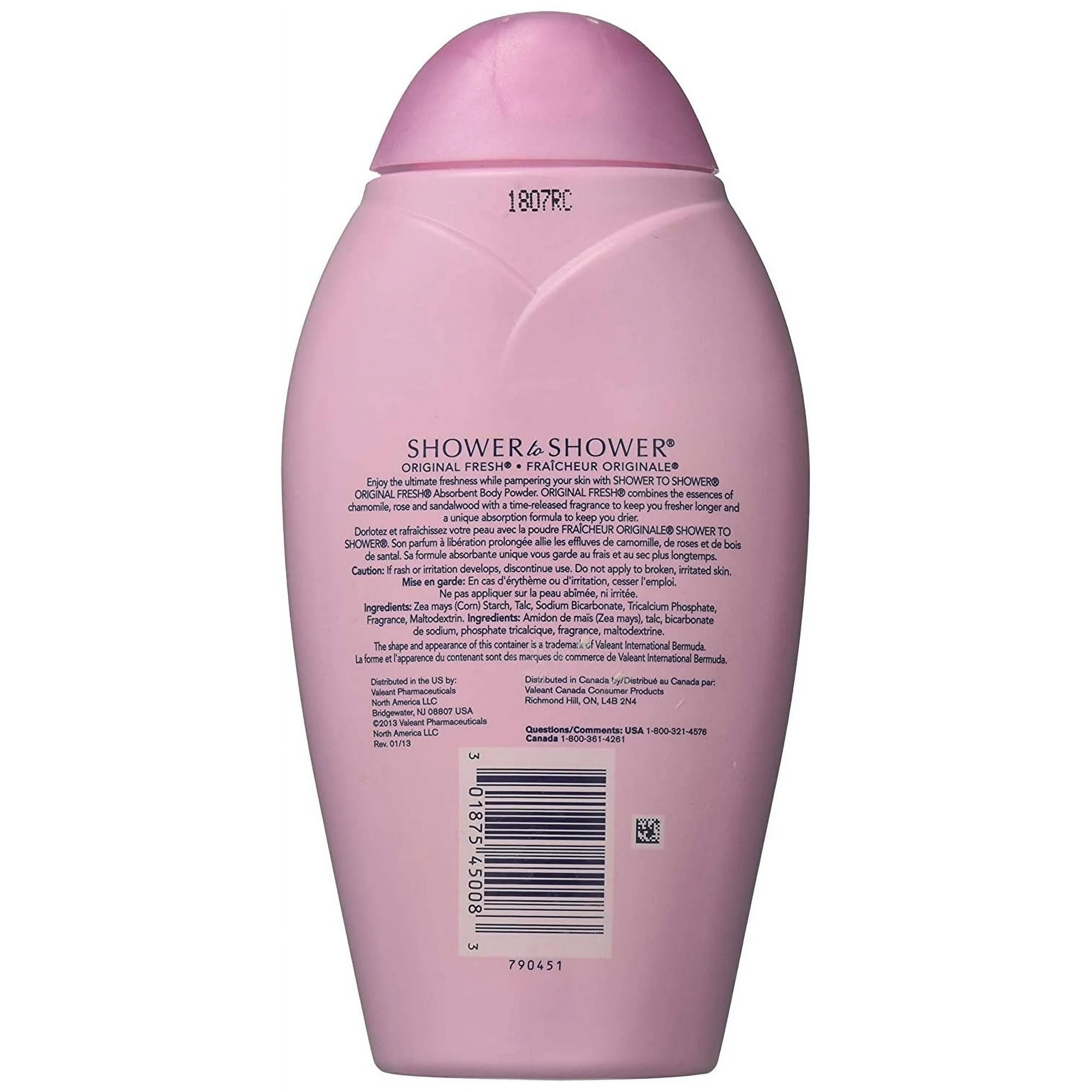Poudre Shower To Shower Original Frais, texture légère et absorption efficace.