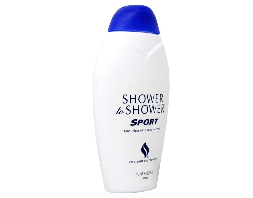 Shower To Shower Poudre Sport, texture légère et absorption efficace.