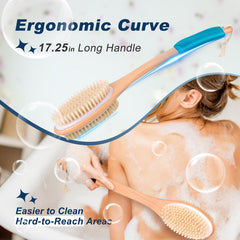 Poils doux ShowEzily pour peau sensible, nettoyage en douceur.