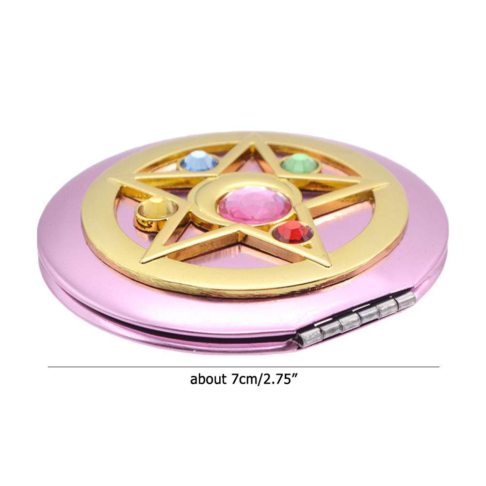 SHOWLOUE Miroir double-face: deux faces pour un maquillage précis.