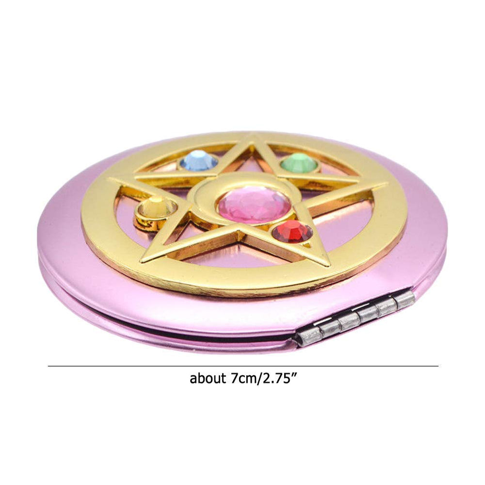 SHOWLOUE Miroir double-face: deux faces pour un maquillage précis.