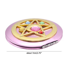 SHOWLOUE Miroir double-face: deux faces pour un maquillage précis.