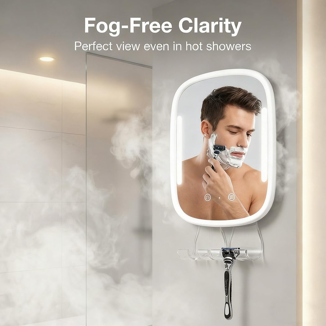Cadre blanc mate moderne et élégant pour une salle de bains chic.