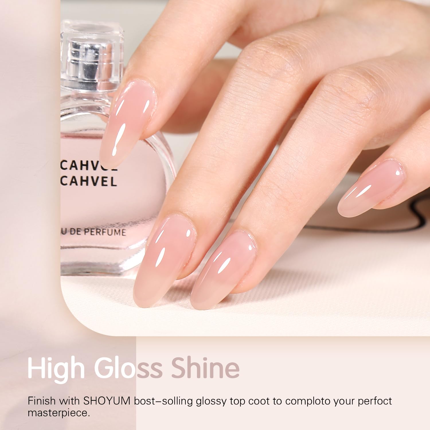 Pinceau applicateur SHOYUM pour une application précise du gel.