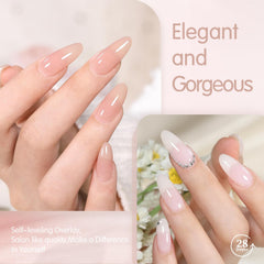 SHOYUM application facile et rapide sur ongles soignés.