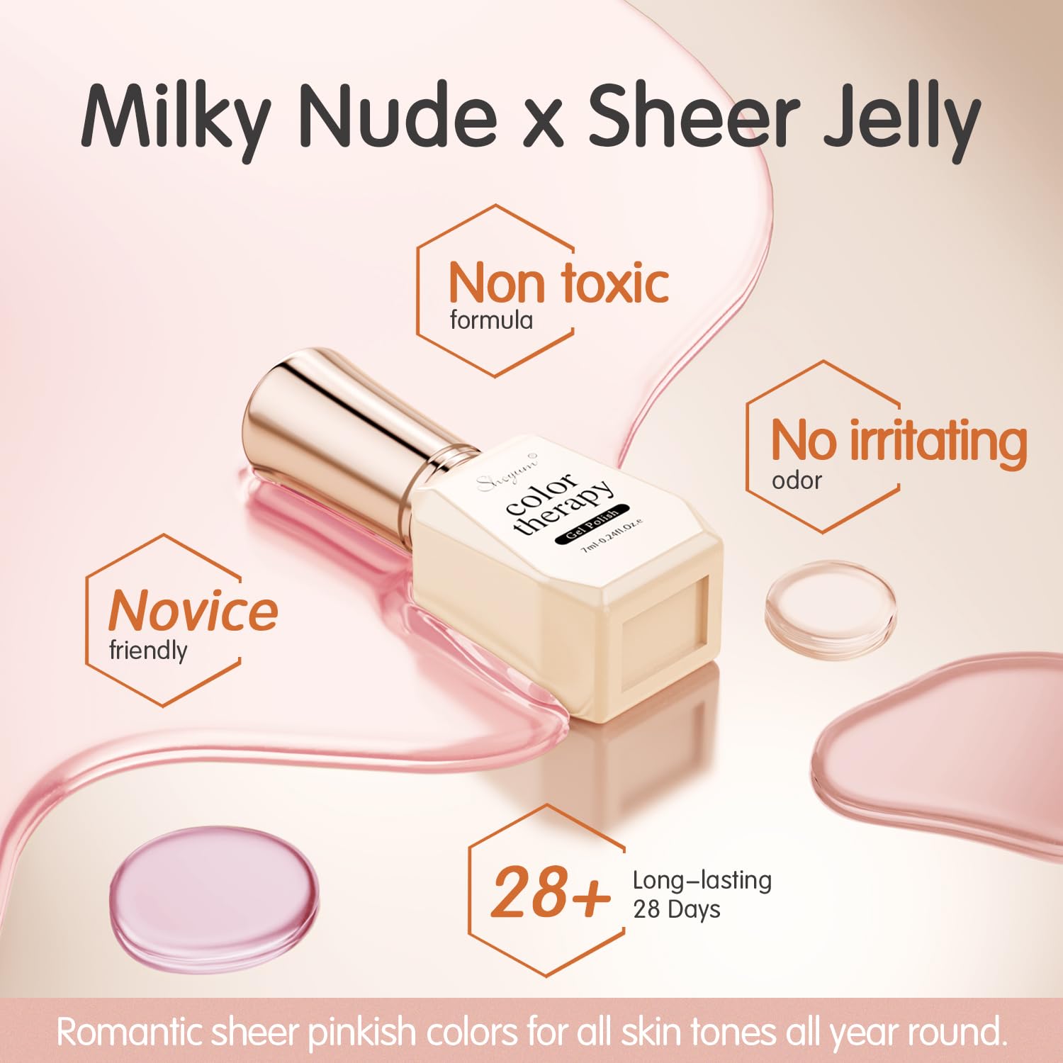 SHOYUM éclairage LED accélère la prise et la durabilité du gel.