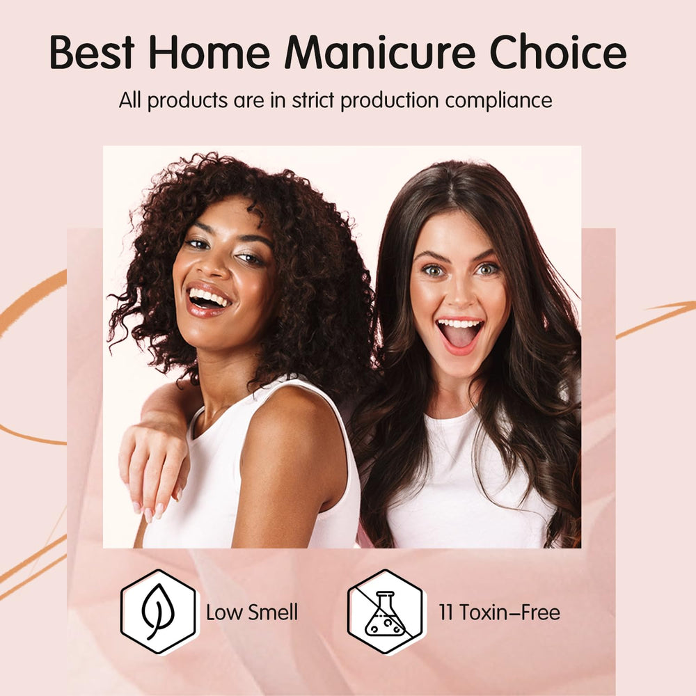 Idées de manucure française avec SHOYUM jelly nude.