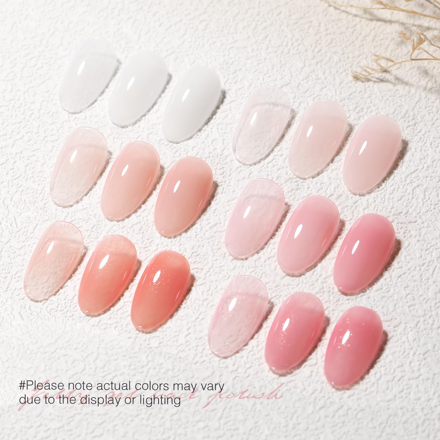 SHOYUM Jelly Gel rose milky, nuances subtiles pour allure naturelle