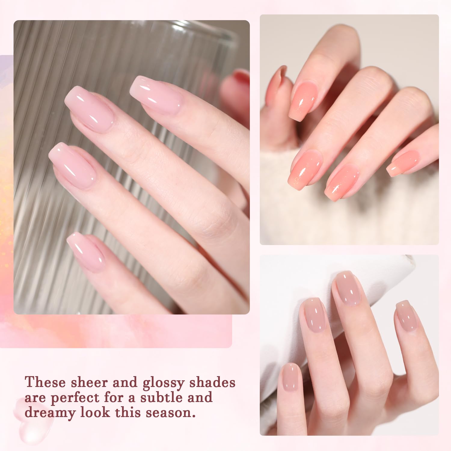 SHOYUM vernis gel longue tenue, résiste aux activités quotidiennes.