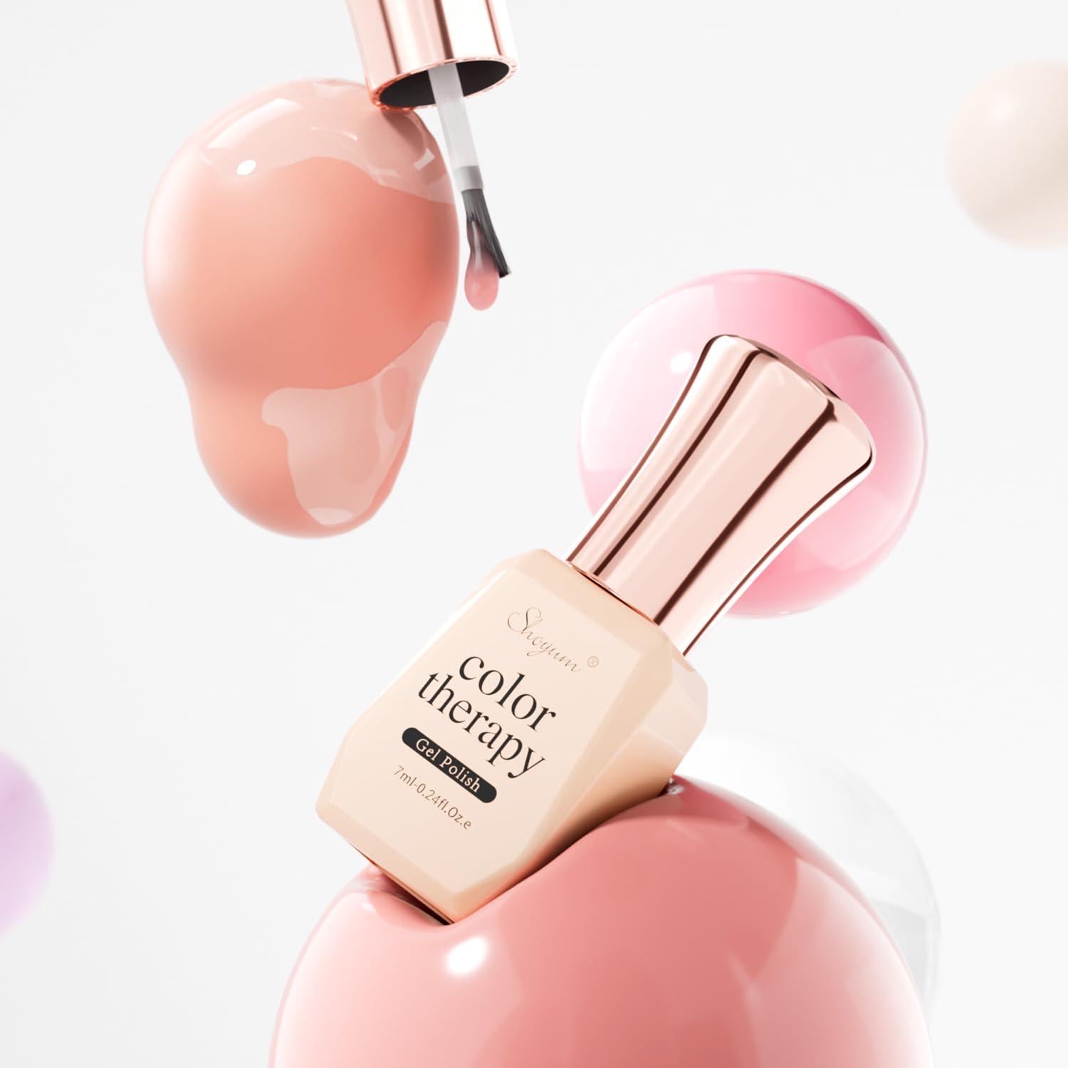 SHOYUM Jelly Nude Gel – brillance douce et naturelle sur les ongles