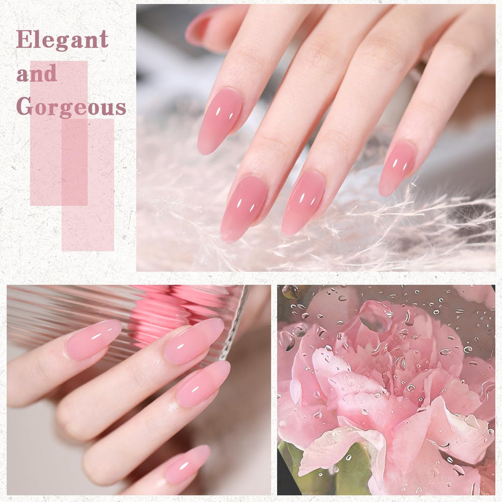 SHOYUM Jelly Nude Gel – finition subtile pour des teintes nude sur vos ongles
