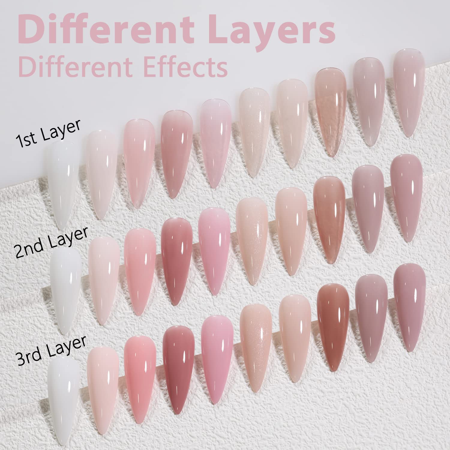 SHOYUM Jelly Nude Gel – teinte translucide rose lait, fini naturel et discret