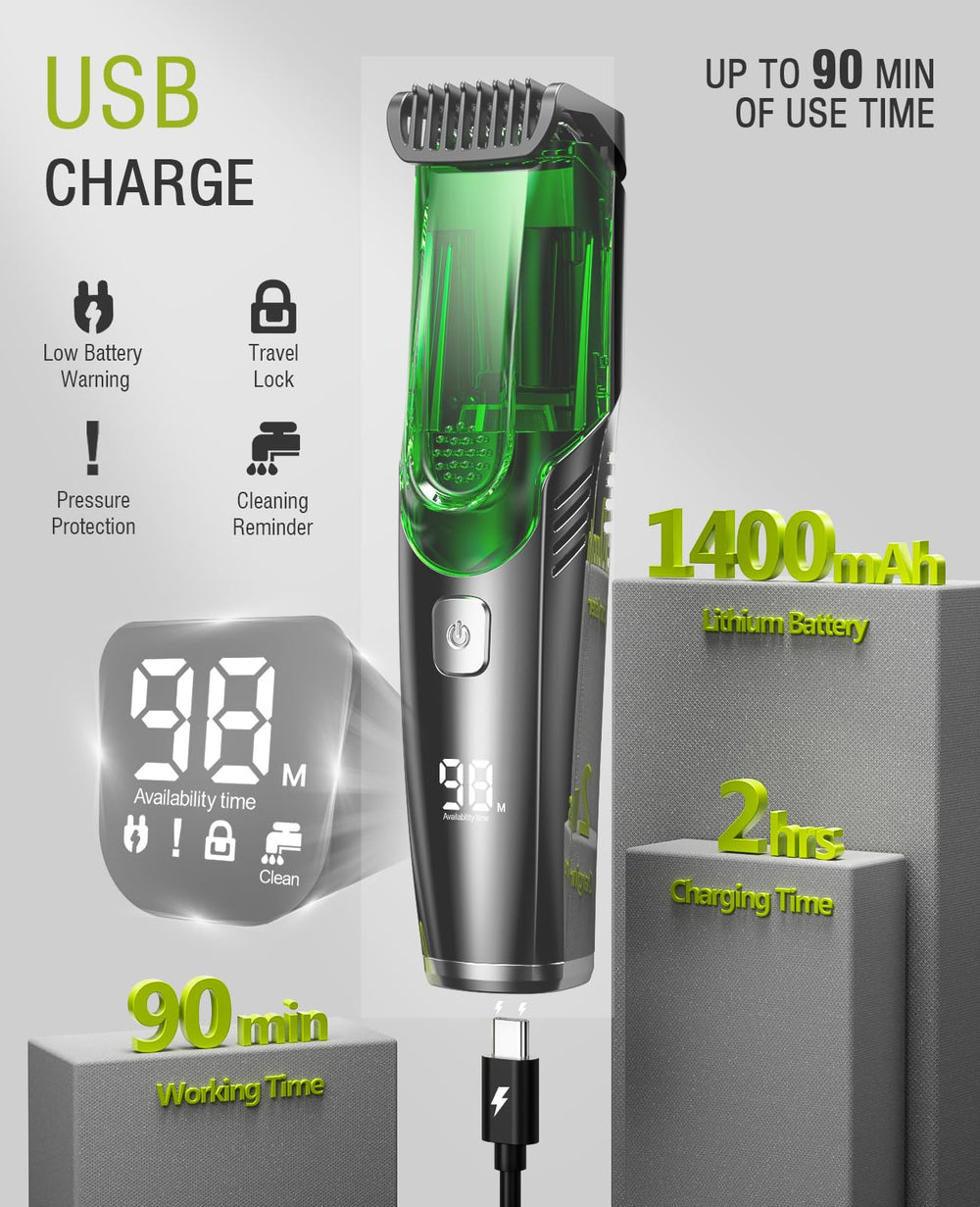 Tondeuse barbe SHPAVVER avec lames en acier inoxydable précises