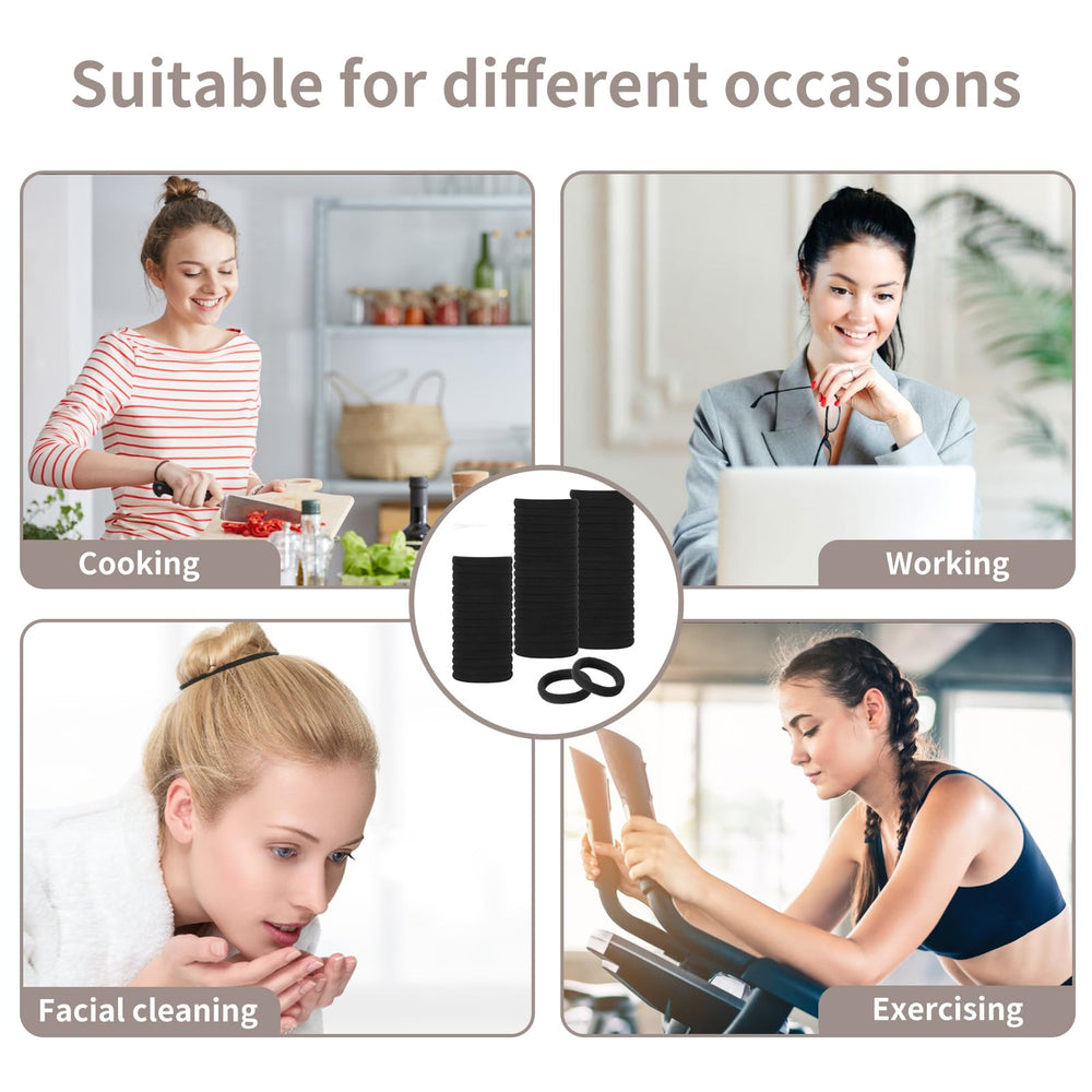 Élastiques Shrandi pour usage quotidien, noir, maintien discret.