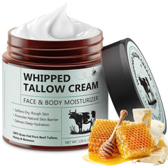 Shuangjia crème fouettée à la graisse de boeuf pour le visage, hydratation intense.