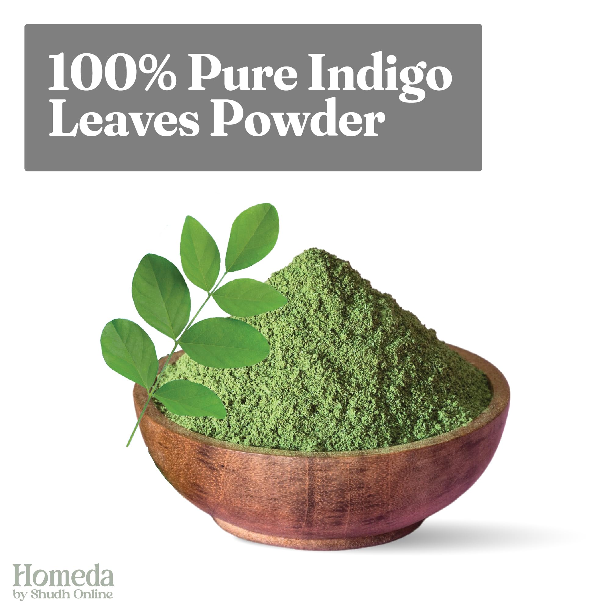 Préparation de la pâte Indigo et henné Shudh Online pour coloration à domicile.
