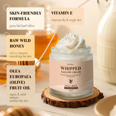 SHUIKU baume au miel et suif de bœuf — crème corps nourrissante pour peau sèche.