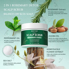 SHVYOG Exfoliant capillaire anti pelliculaire avec sel marin.
